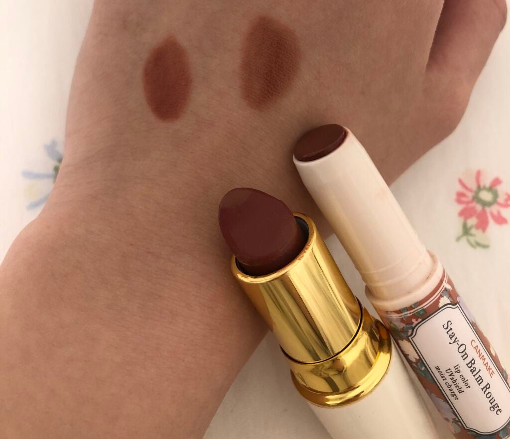 ステイオンバームルージュ/キャンメイク/口紅を使ったクチコミ(4枚目)