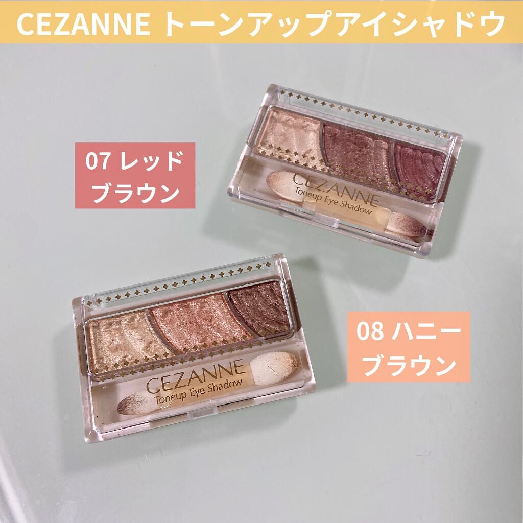 トーンアップアイシャドウ/CEZANNE/アイシャドウパレットを使ったクチコミ(1枚目)