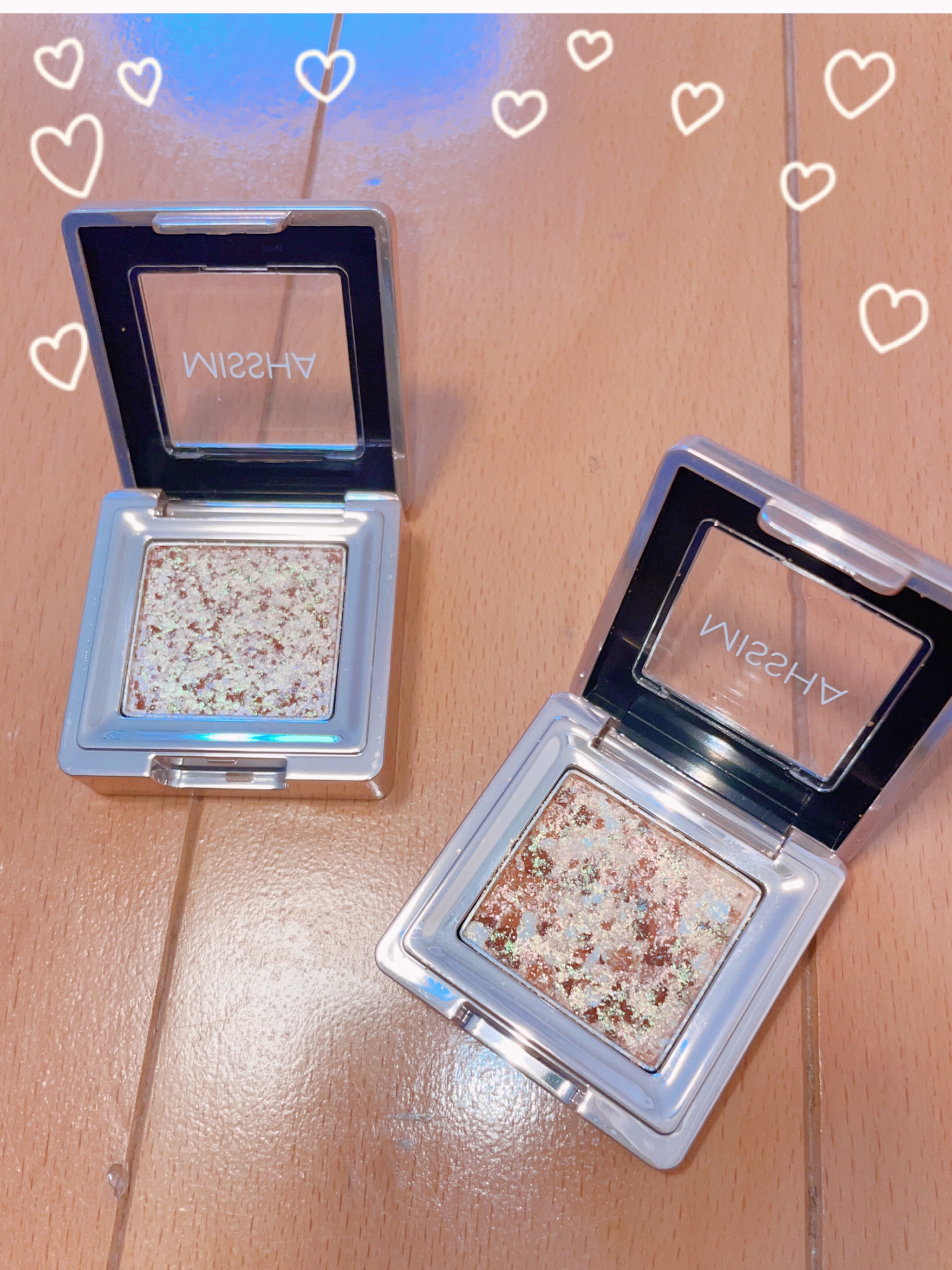 グリッタープリズム シャドウ/MISSHA/グリッターを使ったクチコミ（1枚目）