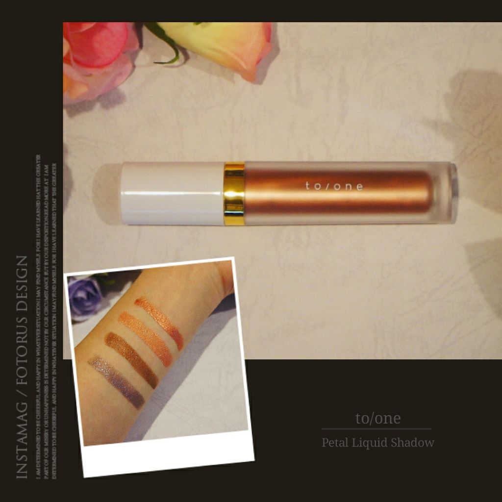 トーン ペタル リキッド アイシャドウ/to/one/リキッドアイシャドウを使ったクチコミ(1枚目)