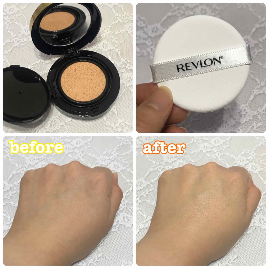 カラーステイ クッション ロングウェア ファンデーション/REVLON/クッションファンデーションを使ったクチコミ（3枚目）