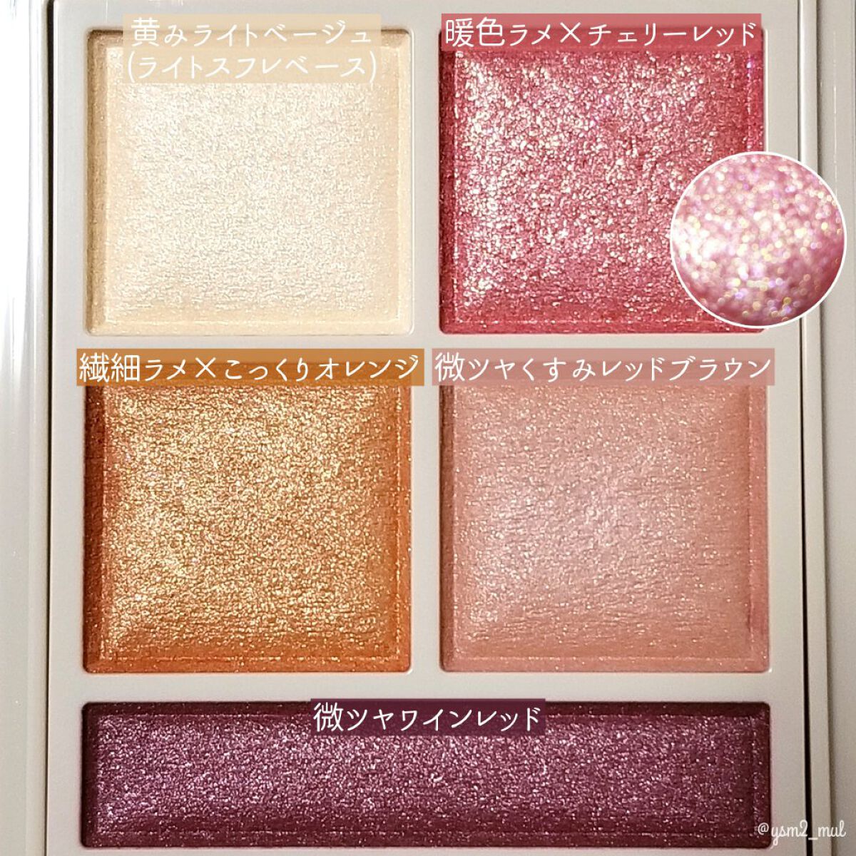 パノラマデザイン アイパレット/Visée/アイシャドウパレットを使ったクチコミ(4枚目)