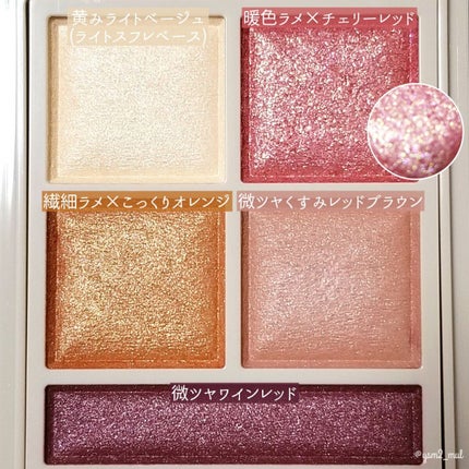 パノラマデザイン アイパレット/Visée/アイシャドウパレットを使ったクチコミ(4枚目)