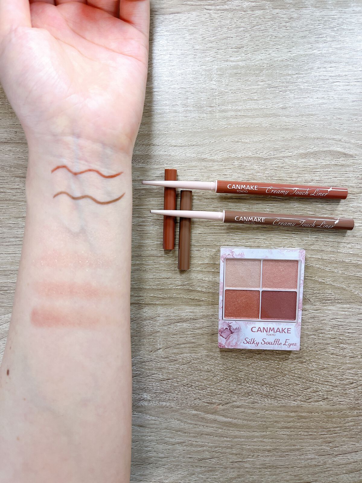 シルキースフレアイズ/キャンメイク/アイシャドウパレットを使ったクチコミ（2枚目）