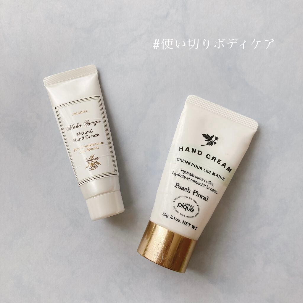 ハンドクリーム CRM(ピーチフローラル)/ジェラートピケ/ハンドクリームを使ったクチコミ(1枚目)
