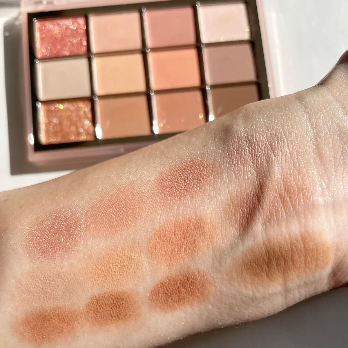 ソフトブラーリングアイパレット/wakemake/アイシャドウパレットを使ったクチコミ(7枚目)