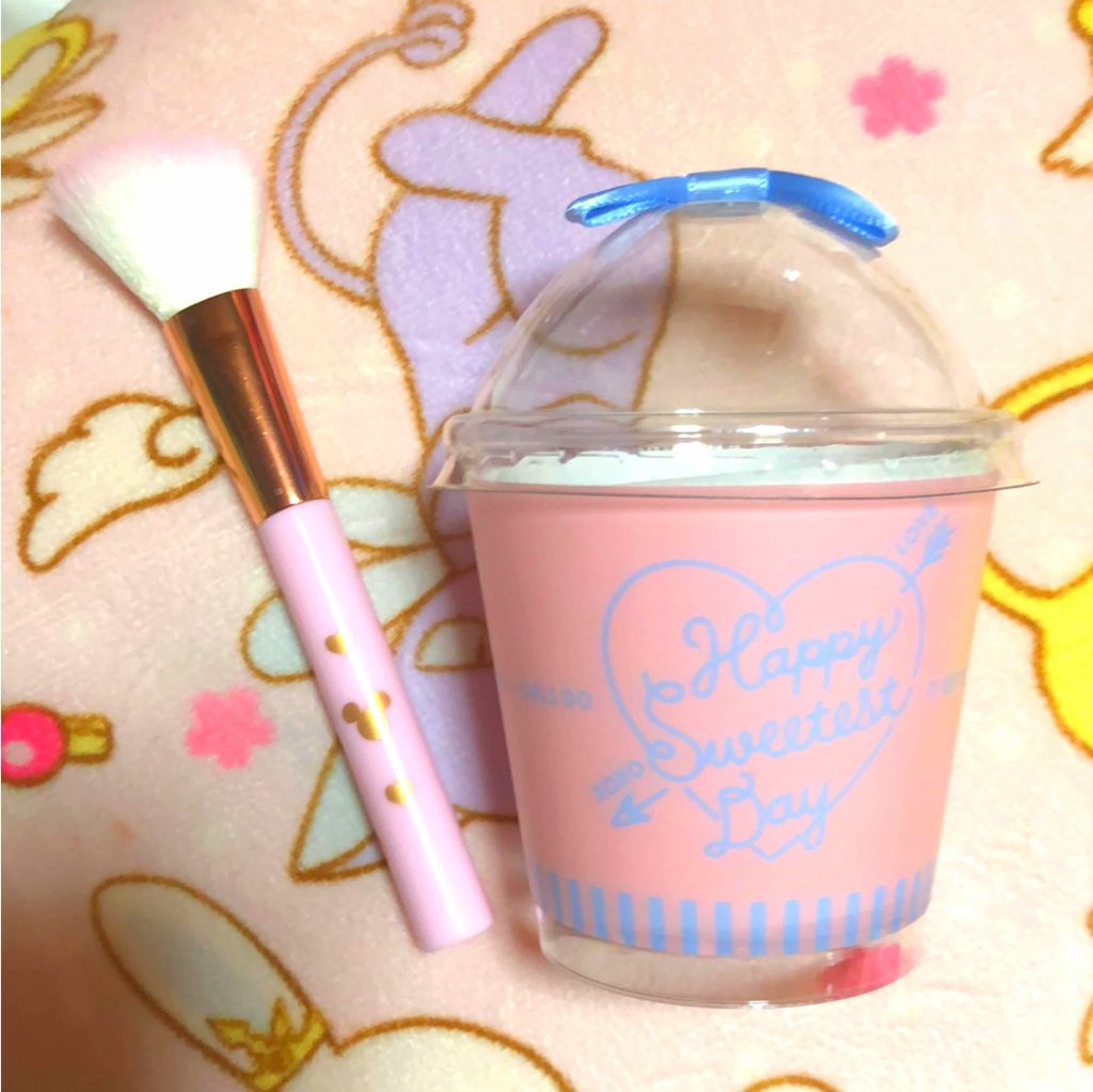 ドーム型ふた付クリアカップ 2P ガールズロゴ リボン付/キャンドゥ/その他を使ったクチコミ（3枚目）