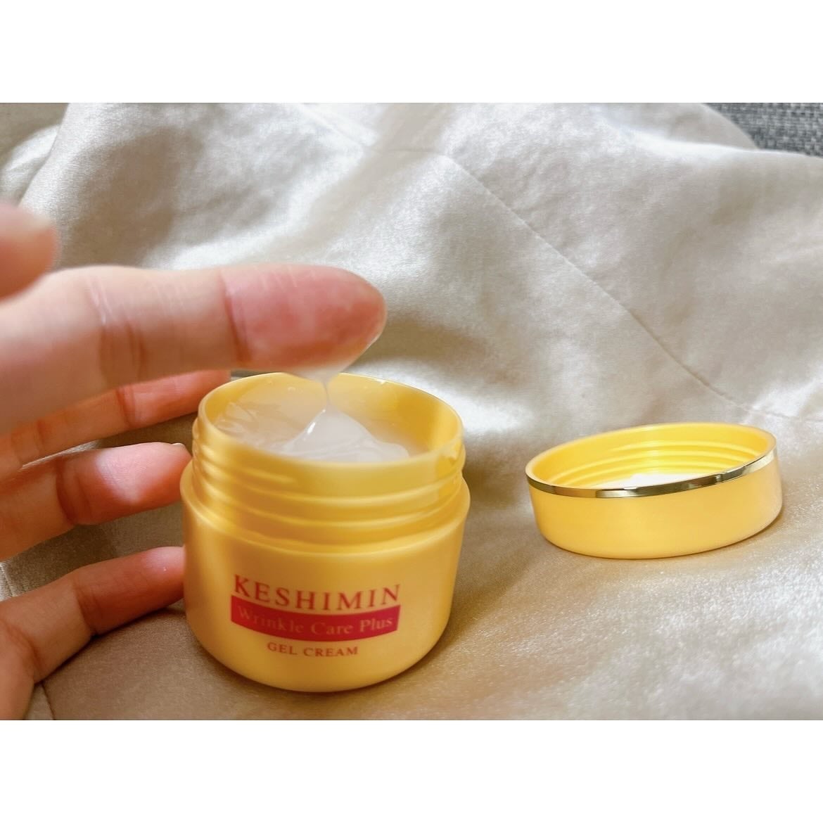 リンクルケアプラスジェルクリーム/ケシミン/フェイスクリームを使ったクチコミ(4枚目)