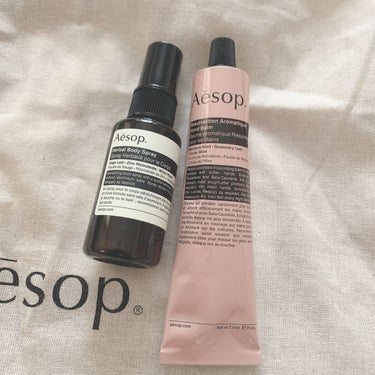 ハーバル ボディスプレー 24/Aesop/香水(その他)を使ったクチコミ（2枚目）