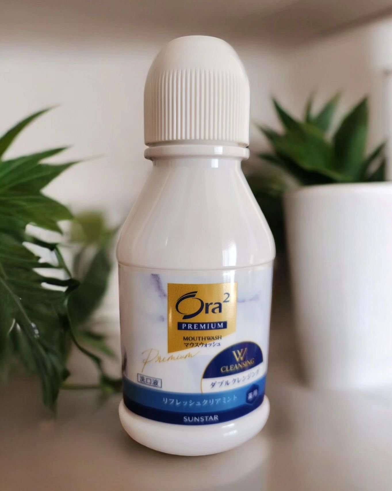 オーラツープレミアム マウスウォッシュ ダブルクレンジング リフレッシュクリアミント/オーラツー/マウスウォッシュ・スプレーを使ったクチコミ（1枚目）