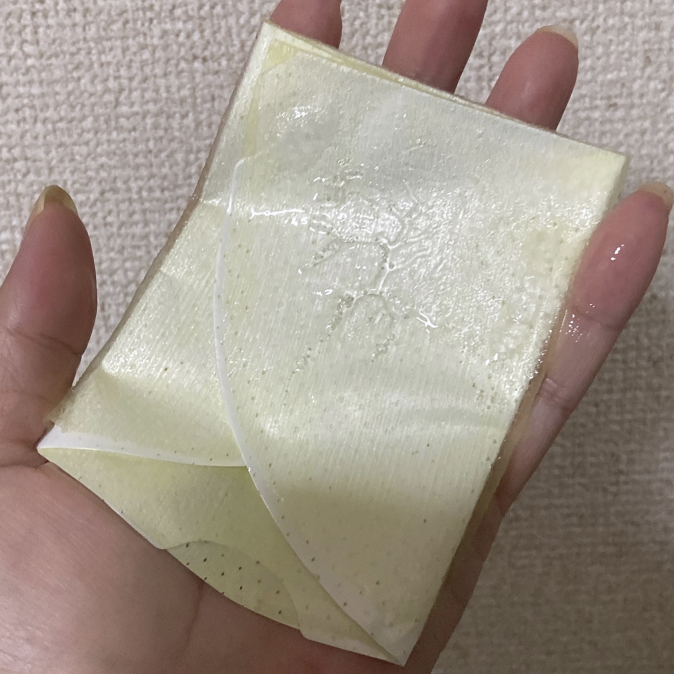 カドルオブティーツリー グリーンカーミングシートマスク/HAYEJIN/シートマスク・パックを使ったクチコミ（3枚目）