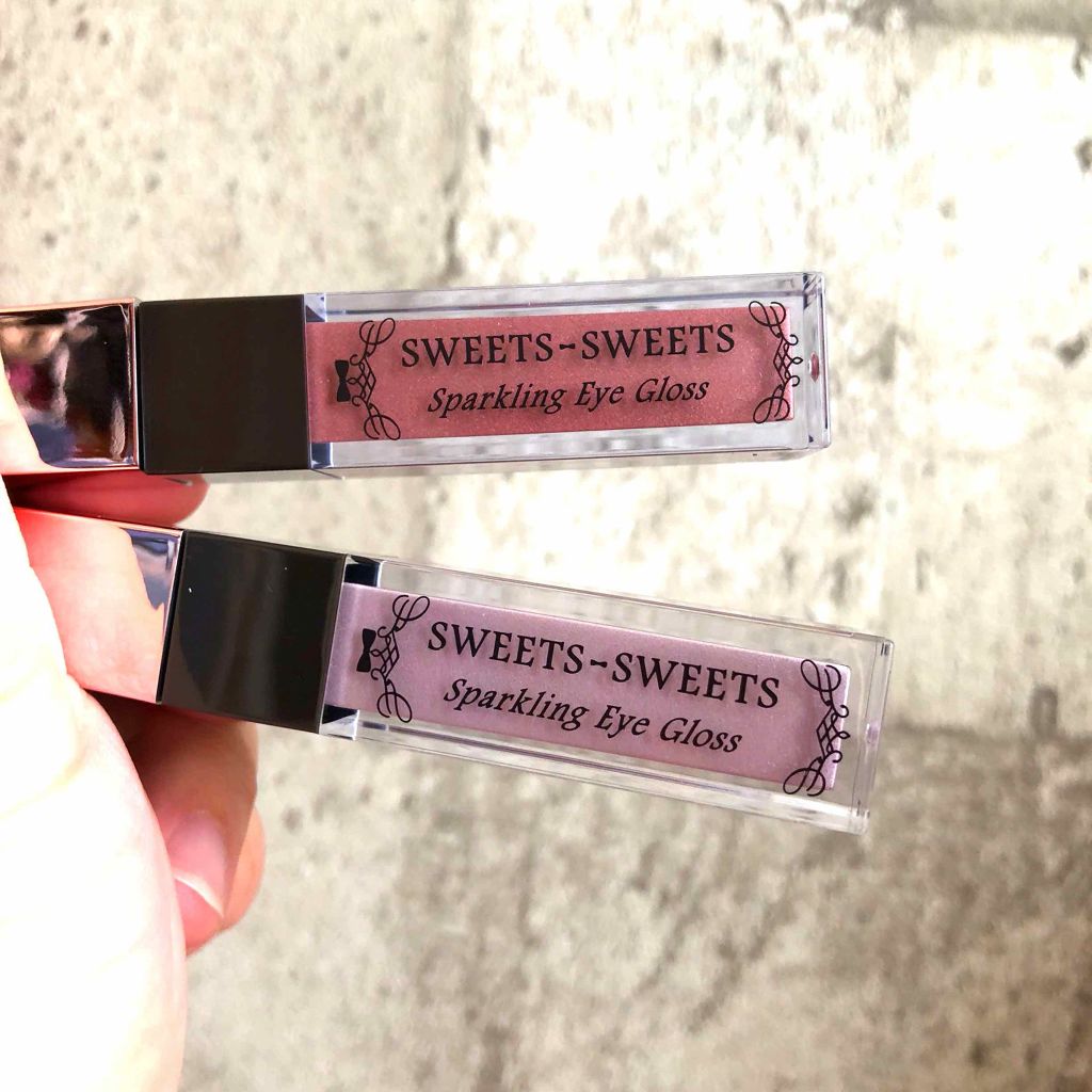 スパークリングアイグロス 08 ボルドー/スウィーツ スウィーツ/リキッドアイシャドウを使ったクチコミ（1枚目）