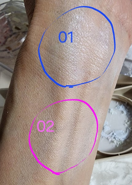 トリニタス グロウ パウダー/Visée/ルースパウダーを使ったクチコミ(2枚目)