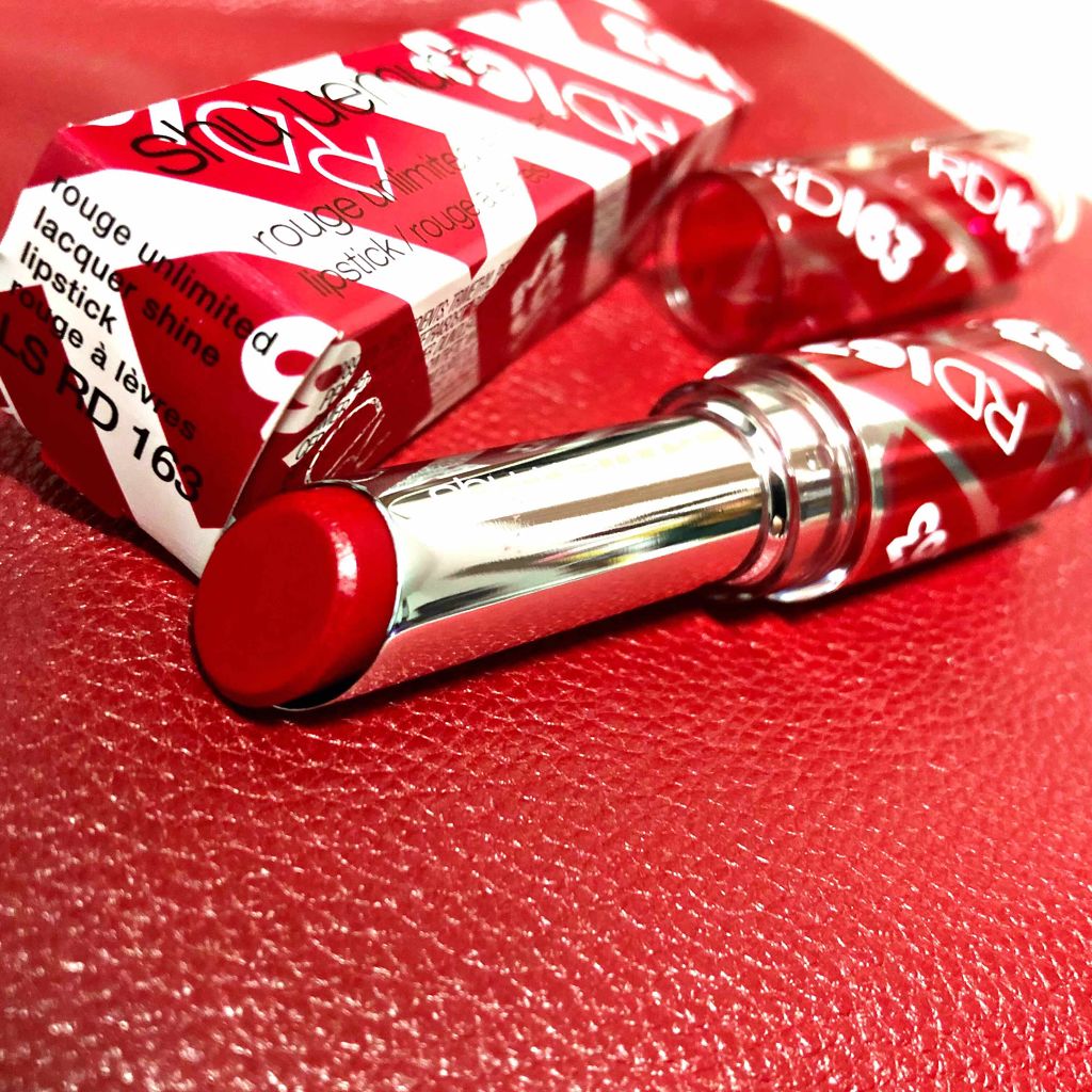 ルージュ アンリミテッド ラッカーシャイン/shu uemura/口紅を使ったクチコミ(1枚目)
