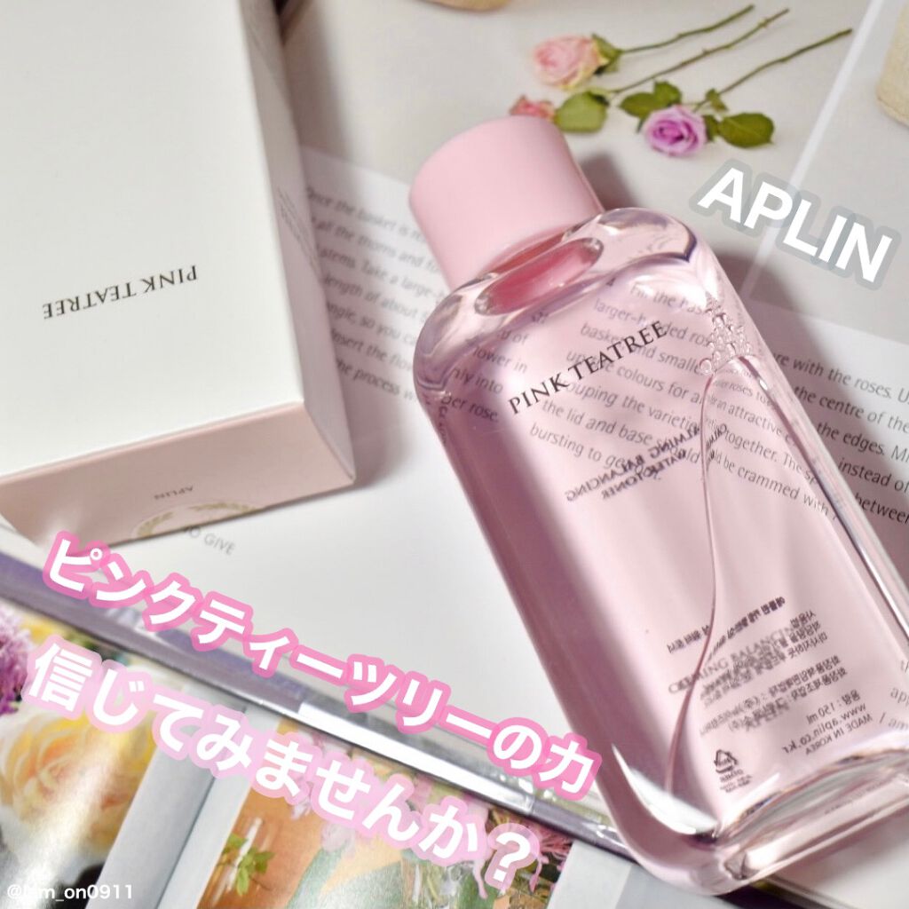 ピンクティーツリートナー/APLIN/化粧水を使ったクチコミ（1枚目）