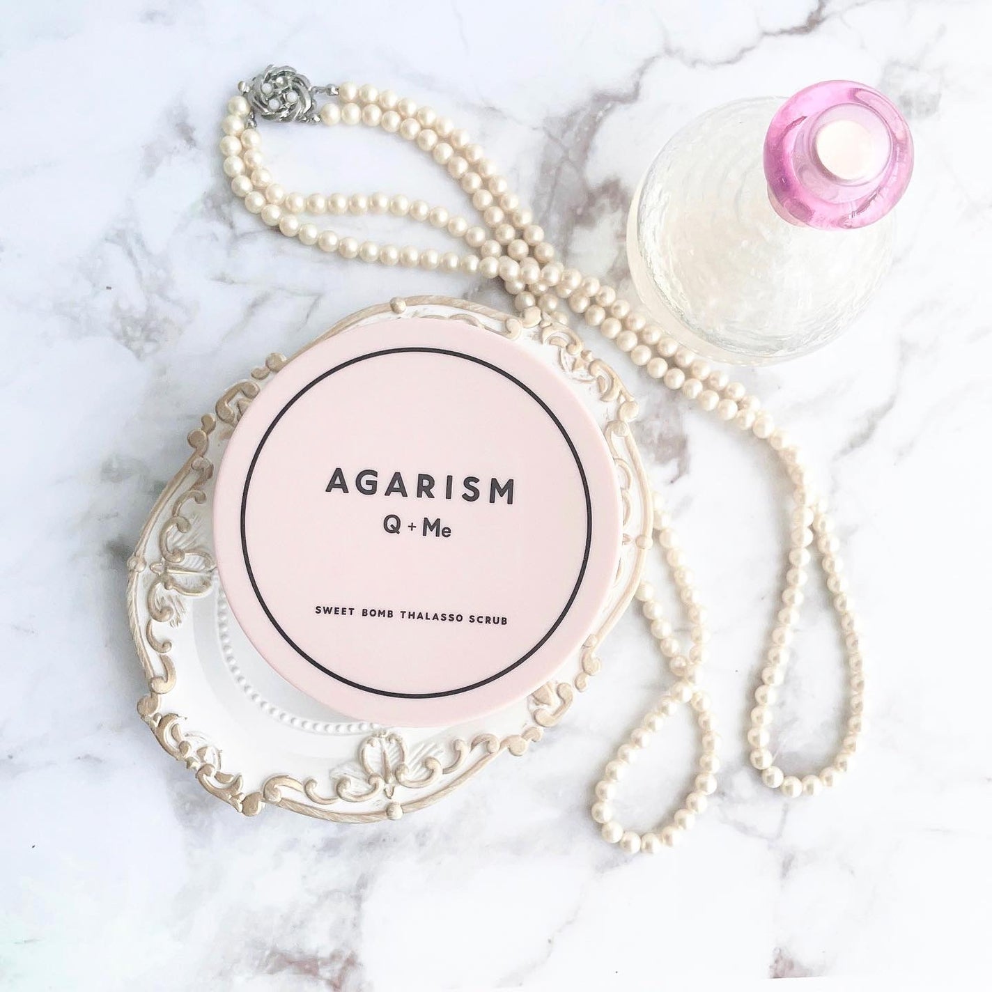 Q+Me スウィート ボム タラソ スクラブ/AGARISM/バスト・ヒップケアを使ったクチコミ(1枚目)