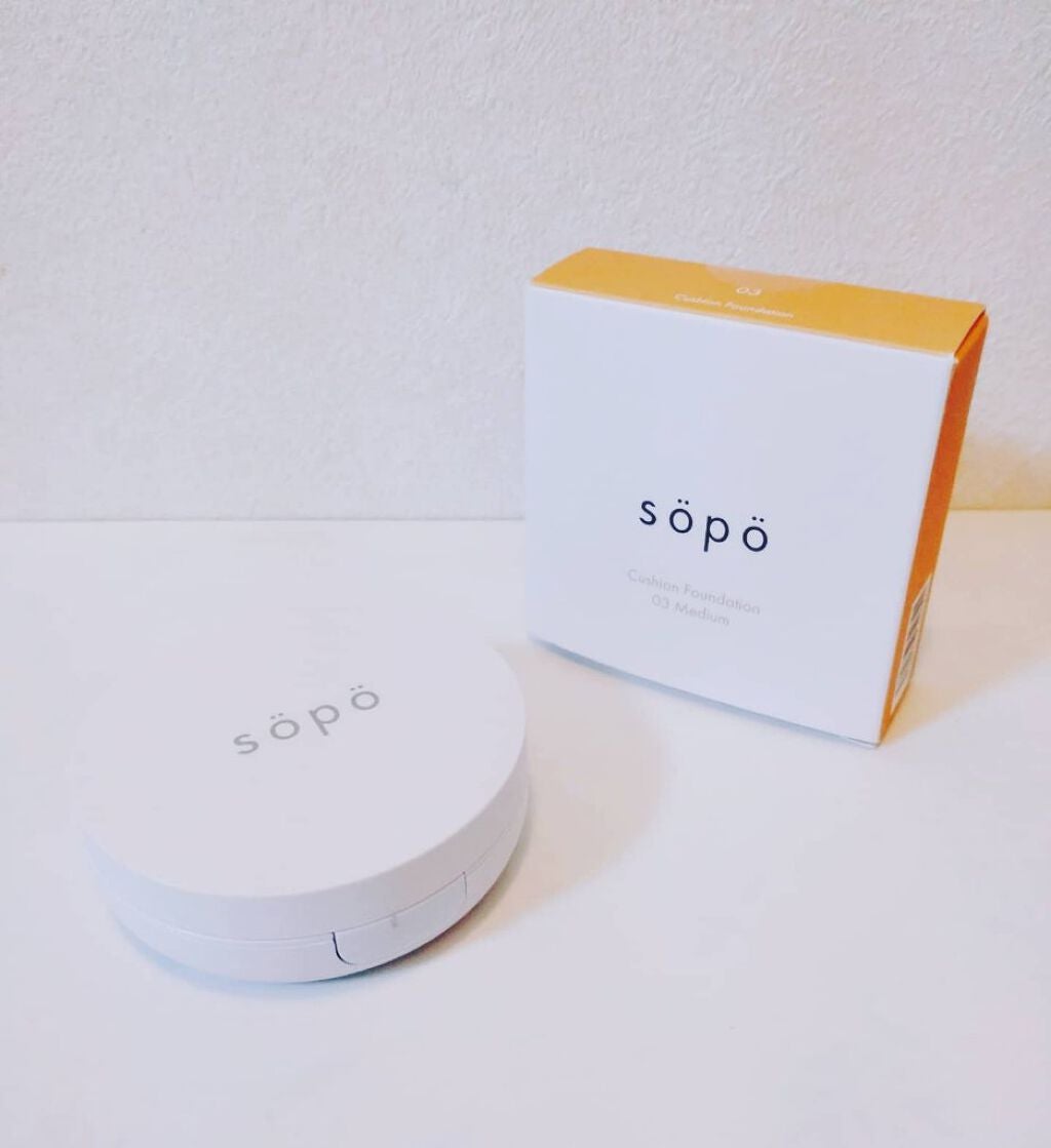 クッションファンデ/sopo/クッションファンデーションを使ったクチコミ(3枚目)