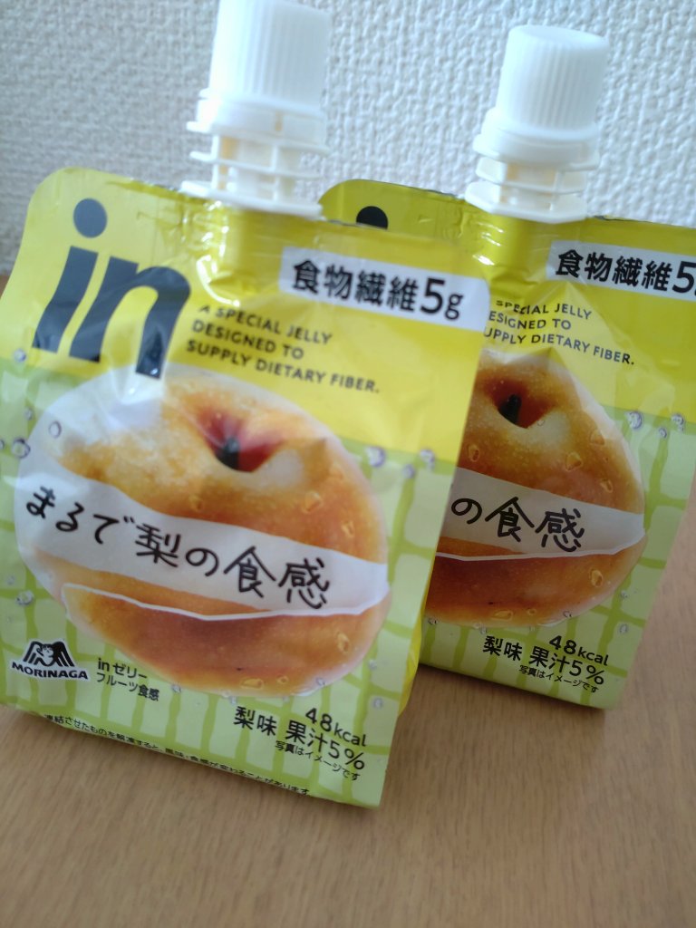 inゼリー フルーツ食感/森永製菓/ゼリー飲料を使ったクチコミ（1枚目）