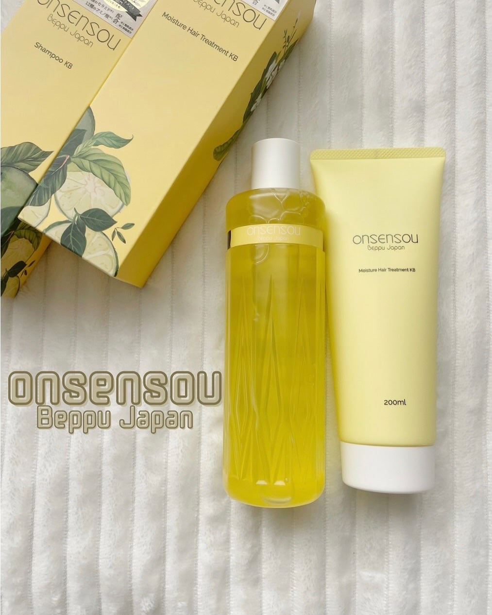 モイスチャーシャンプー/モイスチャートリートメント KABOSU/ONSENSOU/市販シャンプーを使ったクチコミ(1枚目)