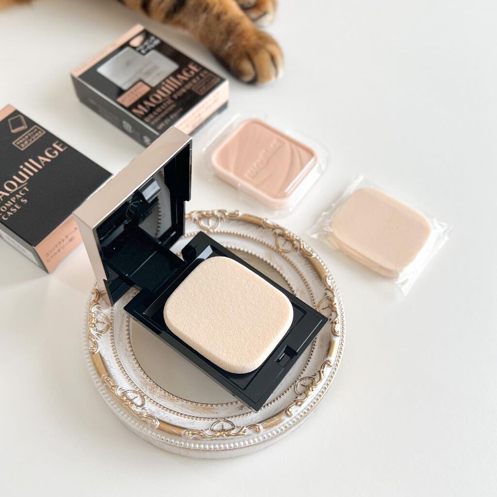 ドラマティックパウダリー EX/マキアージュ/パウダーファンデーションを使ったクチコミ(3枚目)