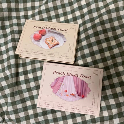 Peach Blush Toast cafe eye palette/NOTONE/アイシャドウパレットを使ったクチコミ(1枚目)