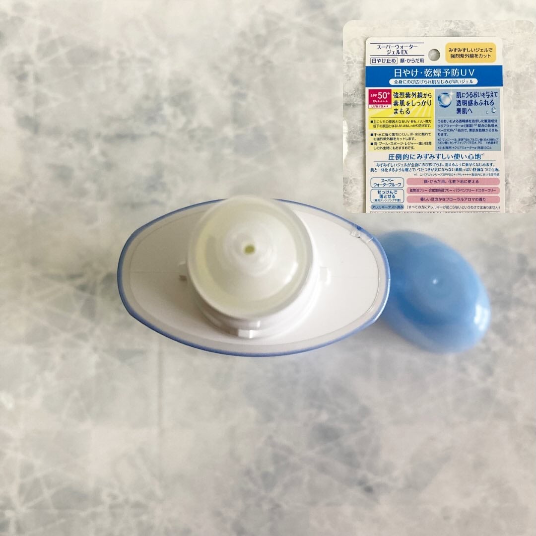 ニベアUV ウォータージェルEX/ニベア/日焼け止めジェルを使ったクチコミ(2枚目)