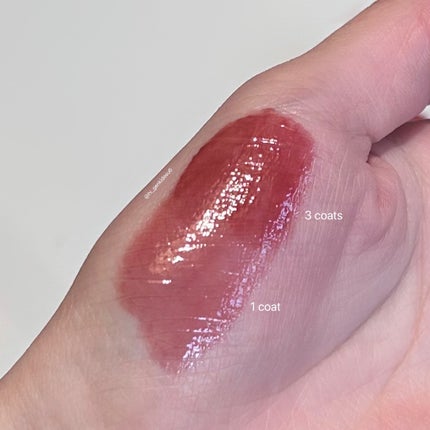 ジューシーラスティングティント/rom&nd/リップティントを使ったクチコミ(2枚目)