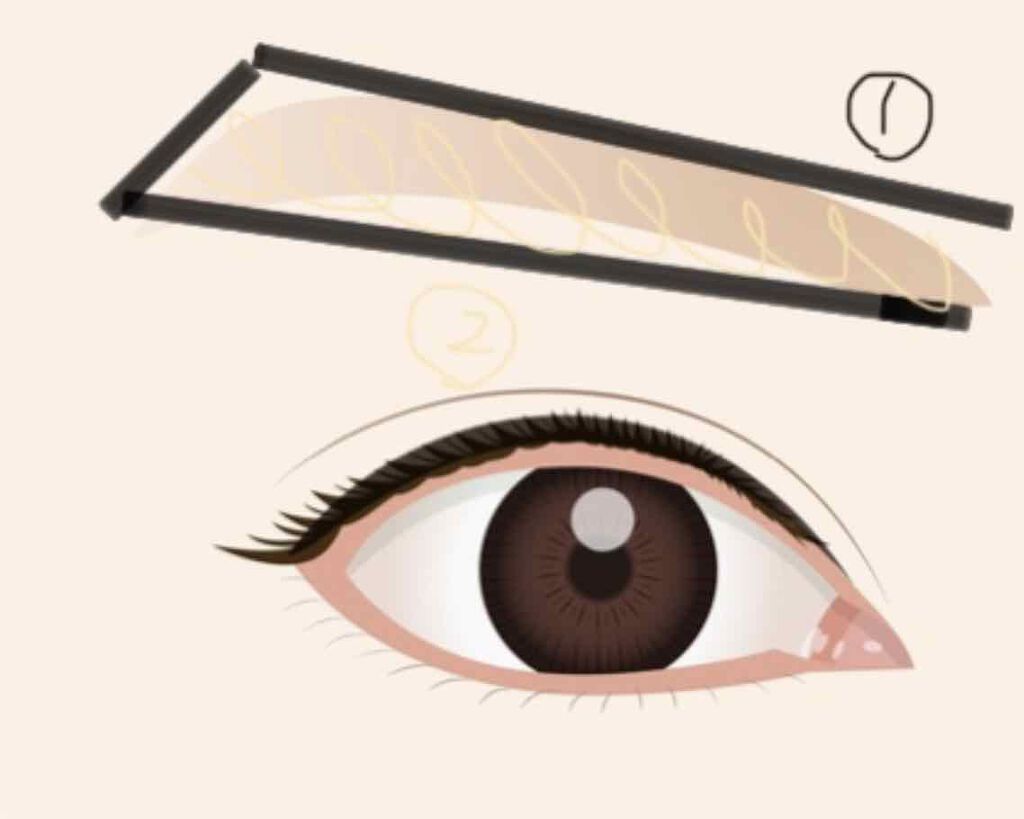 カラーリングアイブロウ/ヘビーローテーション/眉マスカラを使ったクチコミ（2枚目）