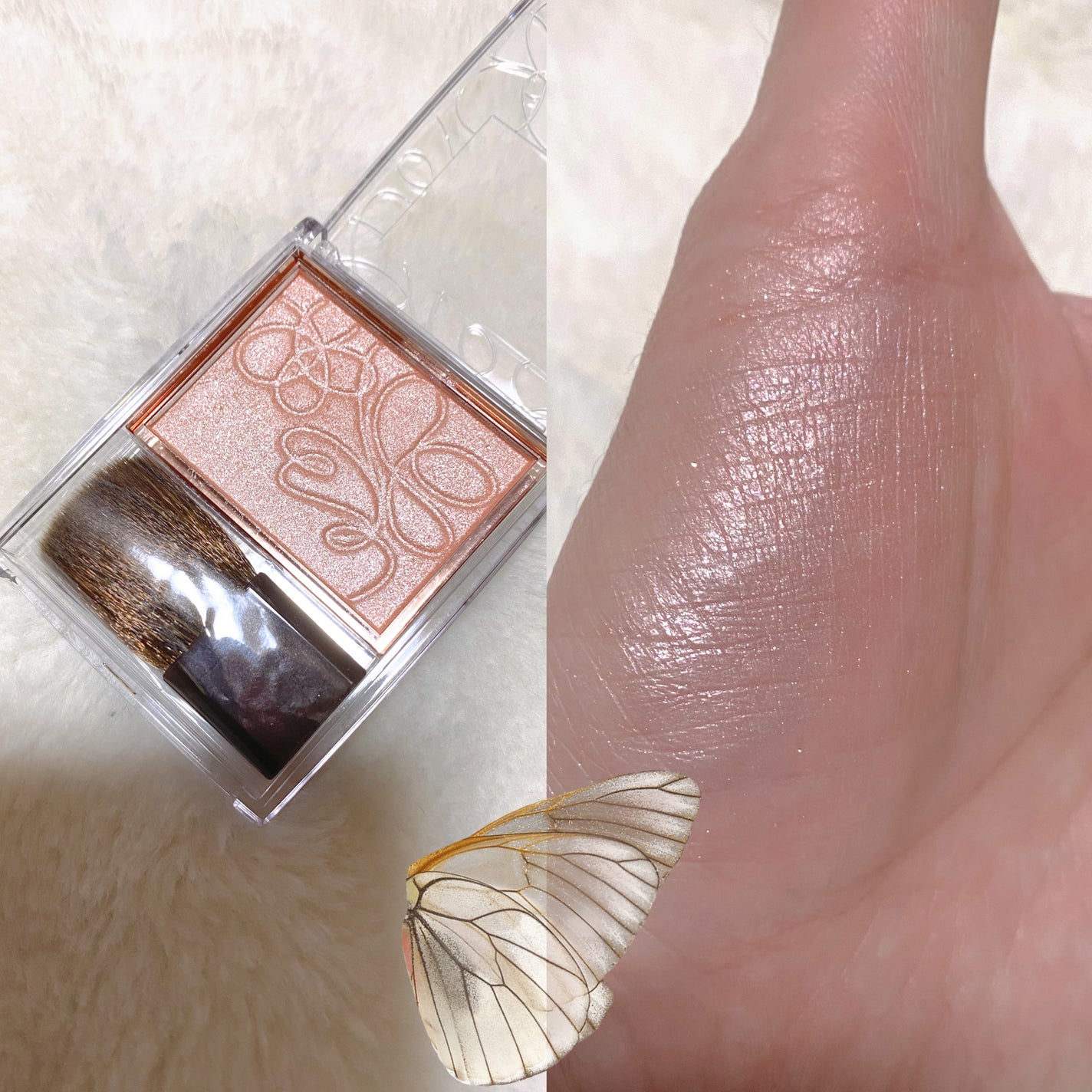 パールグロウニュアンサー/CEZANNE/パウダーハイライトを使ったクチコミ(3枚目)