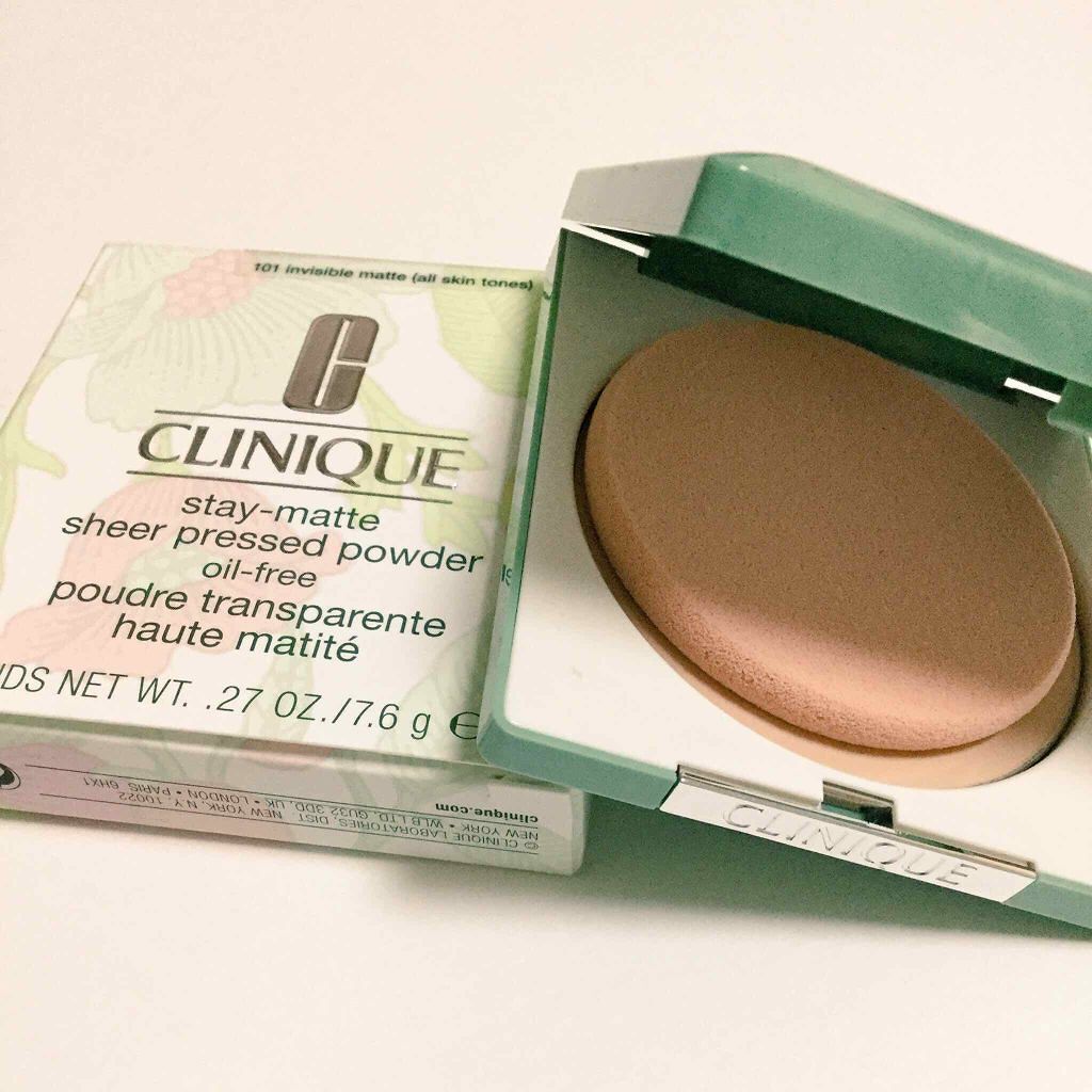 ステイ マット シアー プレスト パウダー/CLINIQUE/プレストパウダーを使ったクチコミ（1枚目）
