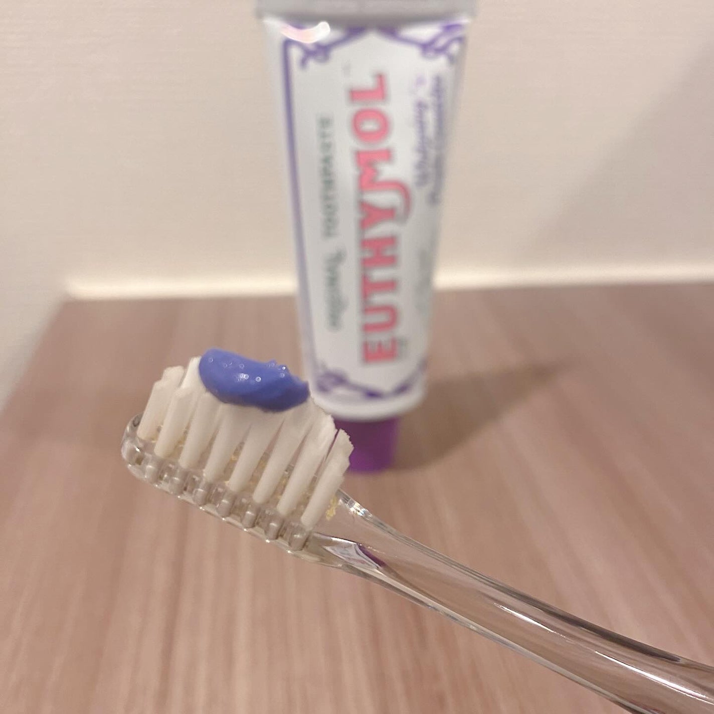 ホワイトパープル歯みがき ピーチフローラルミントの香り/EUTHYMOL/歯磨き粉を使ったクチコミ(3枚目)