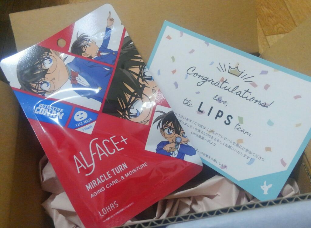 名探偵コナン×オルフェス ミラクルターン(江戸川コナン)/ALFACE+/シートマスク・パックを使ったクチコミ(1枚目)