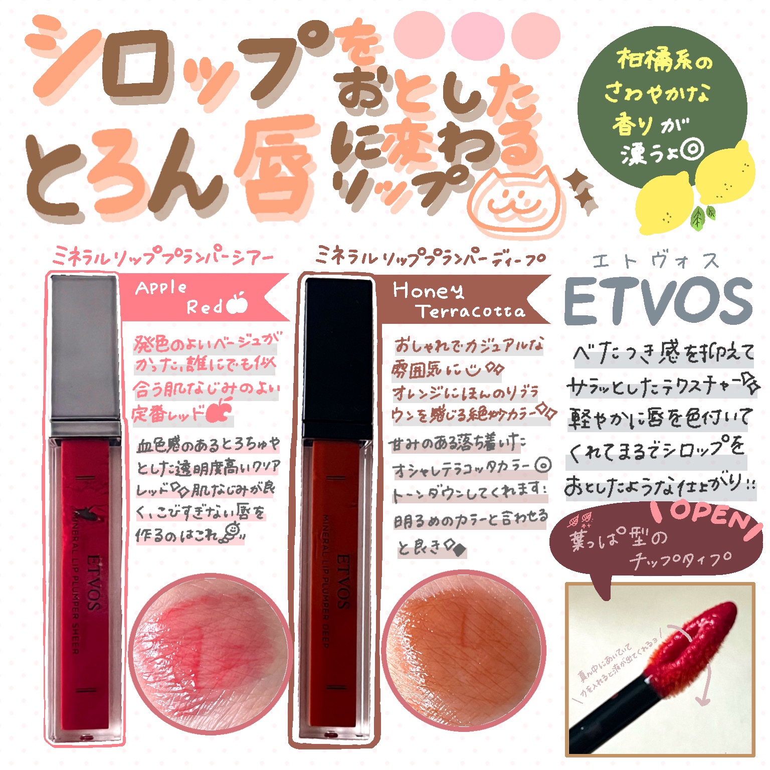 ミネラルリッププランパー/エトヴォス/リッププランパーを使ったクチコミ（1枚目）