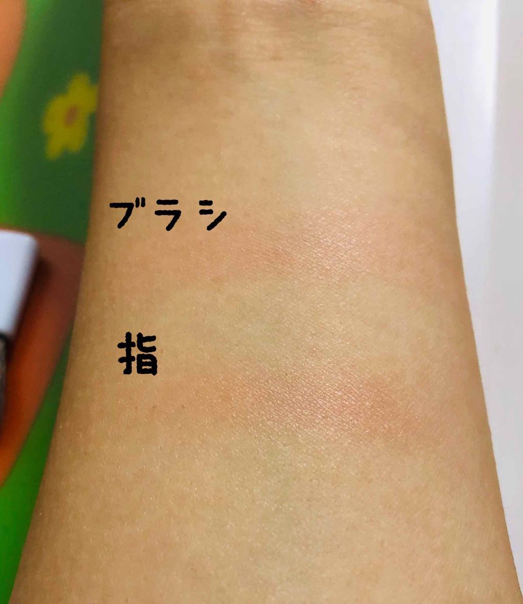 チーク カラー(ブラシ付)/ちふれ/パウダーチークを使ったクチコミ(2枚目)