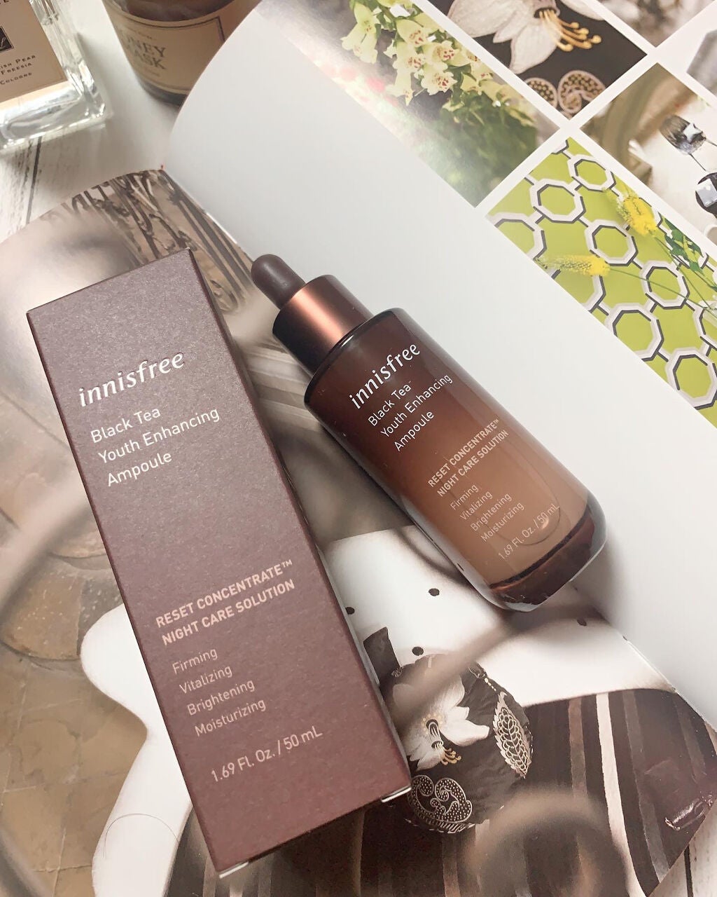 ブラックティー ユース セラム/innisfree/美容液を使ったクチコミ(6枚目)