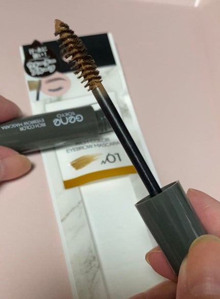 リッチカラー アイブロウマスカラ/GENE TOKYO/眉マスカラを使ったクチコミ(2枚目)
