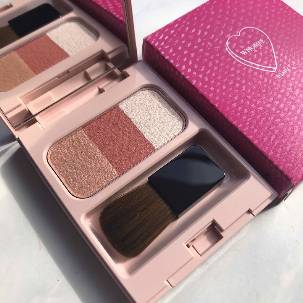 ブレンドチークカラー/WHOMEE/パウダーチークを使ったクチコミ(1枚目)