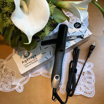 AGETUYA コームヘアアイロン アゲツヤコーム/ローネジャパン/ヒートブラシを使ったクチコミ(3枚目)