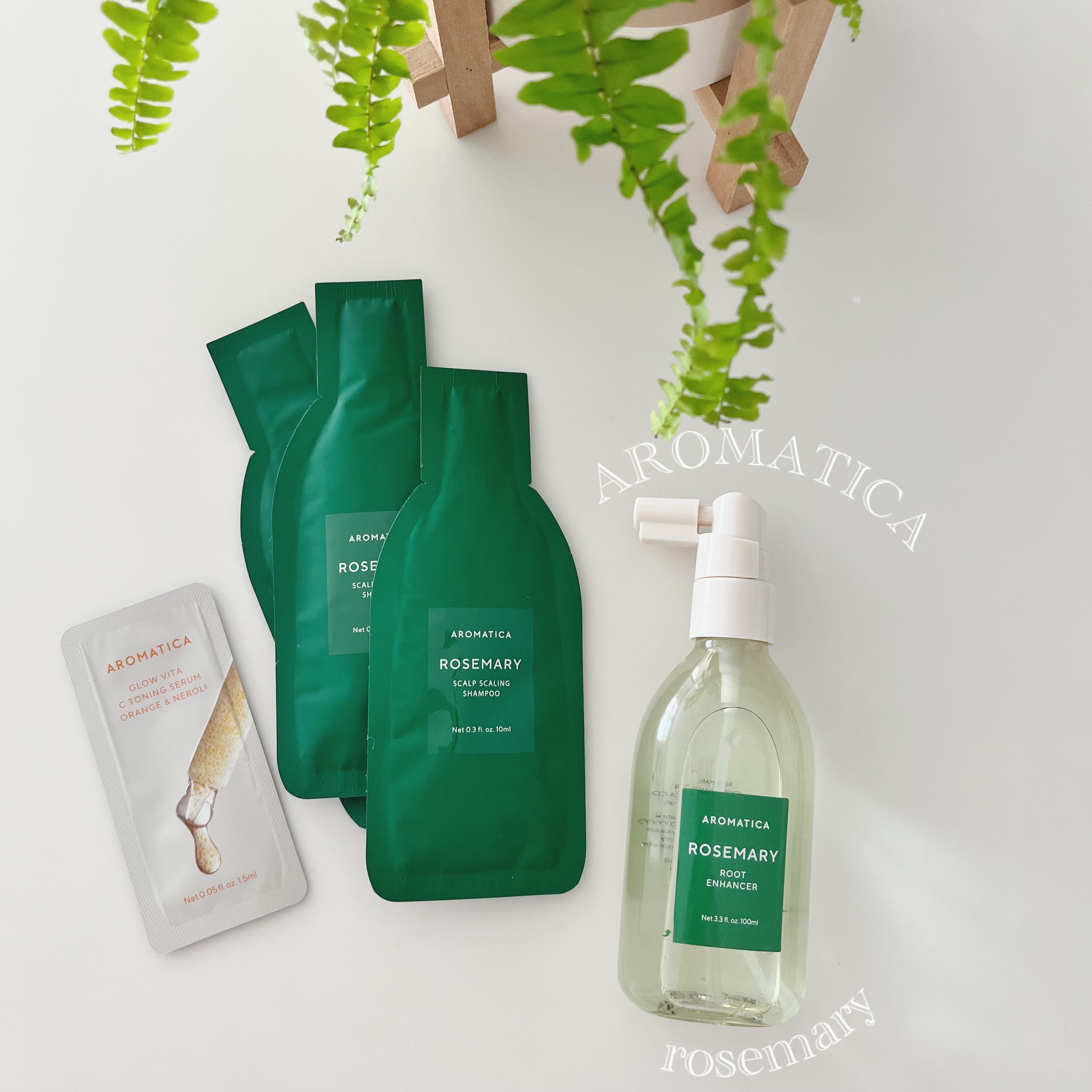 ローズマリールートエンハンサー/AROMATICA/頭皮ローションを使ったクチコミ（1枚目）