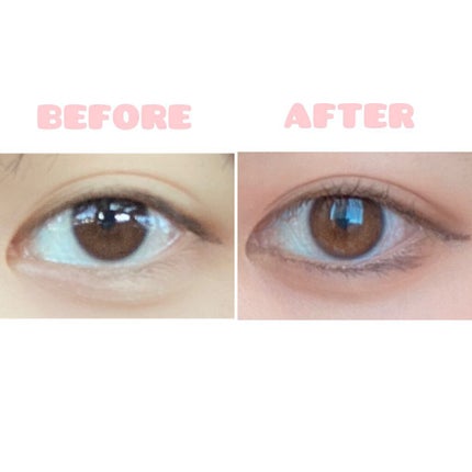 「密着アイライナー」ショート筆リキッド/デジャヴュ/リキッドアイライナーを使ったクチコミ(3枚目)