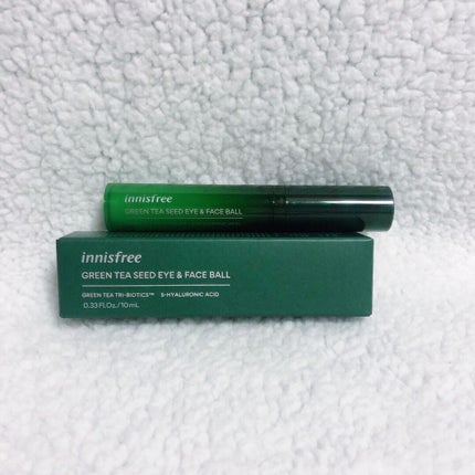 グリーンティーシード モイスト アイ&フェイスボール/innisfree/美容液を使ったクチコミ(2枚目)
