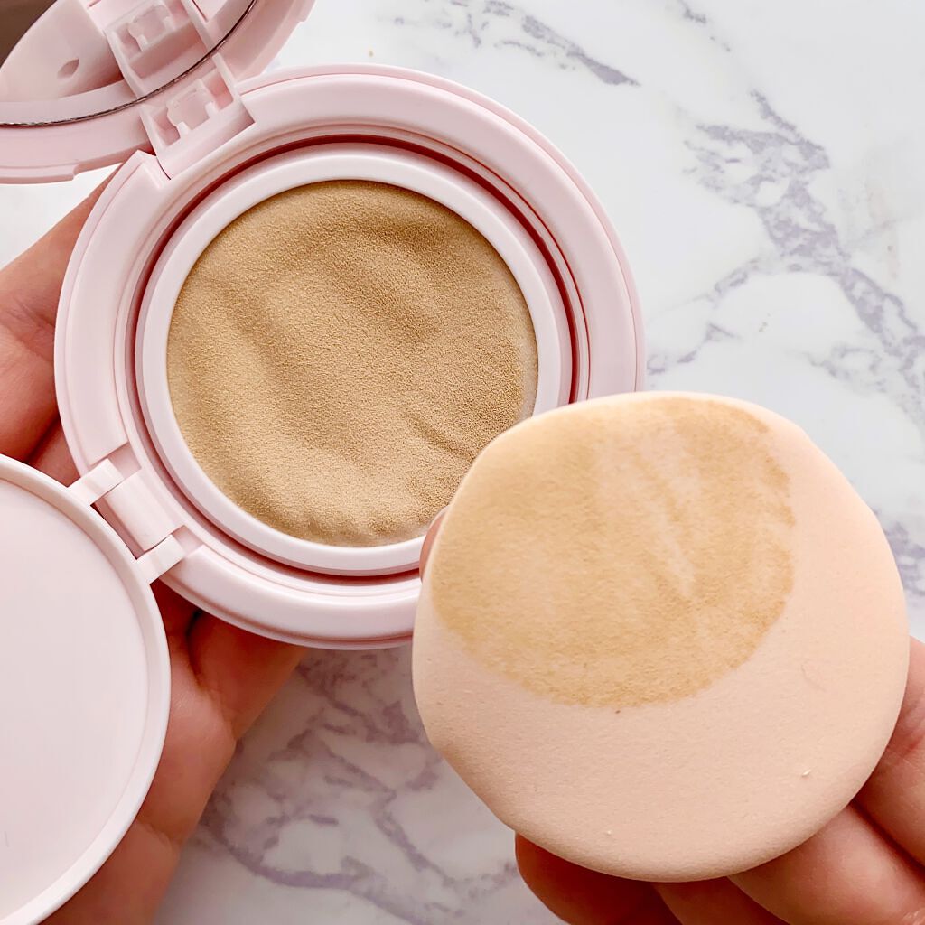 アクアリースキンウェア/ESPRIQUE/クッションファンデーションを使ったクチコミ(5枚目)