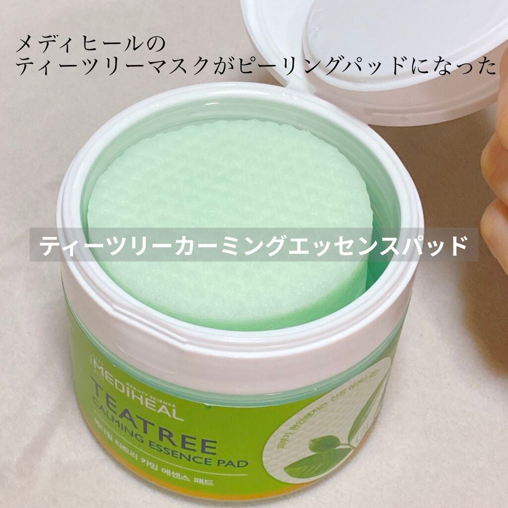 ティーツリーカーミングエッセンスパッド/MEDIHEAL/トナーパッドを使ったクチコミ(1枚目)