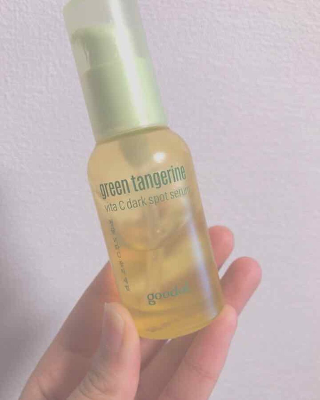 グリーンタンジェリン ビタC ダークスポットケアセラム/goodal/美容液を使ったクチコミ（1枚目）