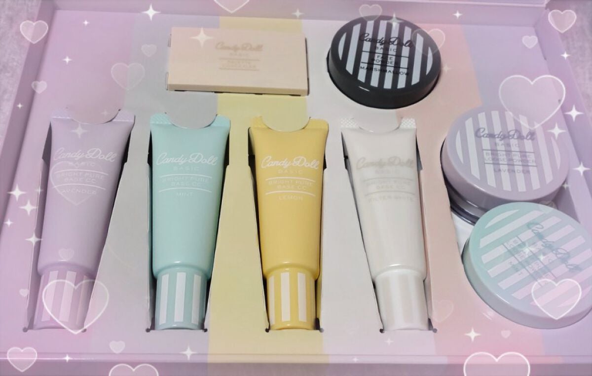 くらんべりー;-) on LIPS 「【購入品】キャンディードールベースシリーズ限定ボックスセット公..」(1枚目)