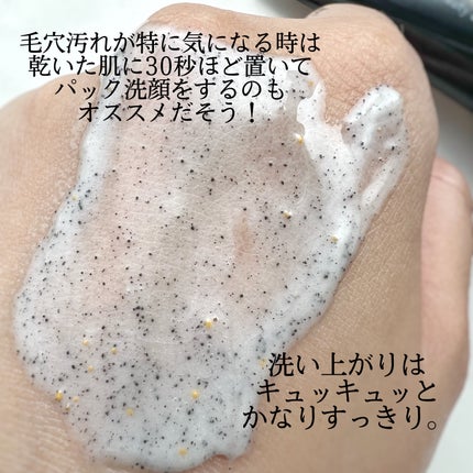 スイサイ ビューティクリア ブラックスクラブウォッシュ/スイサイ ビューティクリア/スクラブ・ゴマージュを使ったクチコミ(3枚目)