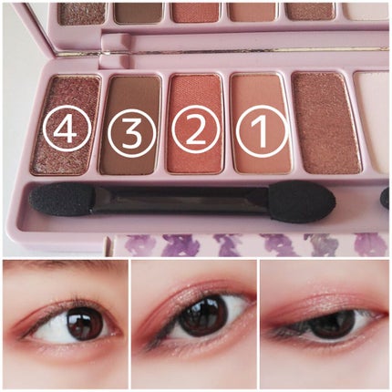 プレイカラー アイシャドウ/ETUDE/アイシャドウパレットを使ったクチコミ(3枚目)