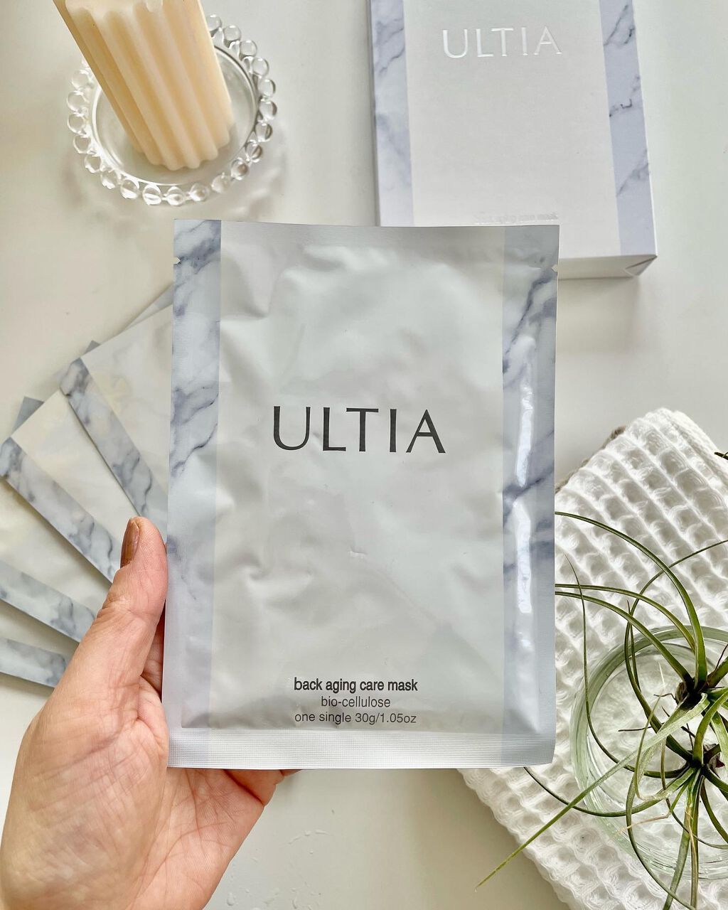 試してみた】ULTIA back aging care maskの効果・肌質別の口コミ