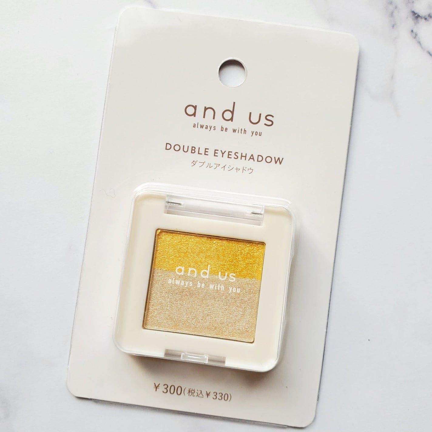 ダブルアイシャドウ/and us/アイシャドウパレットを使ったクチコミ(6枚目)