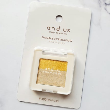 ダブルアイシャドウ/and us/アイシャドウパレットを使ったクチコミ(6枚目)